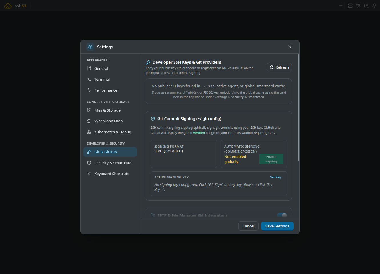 Git Settings