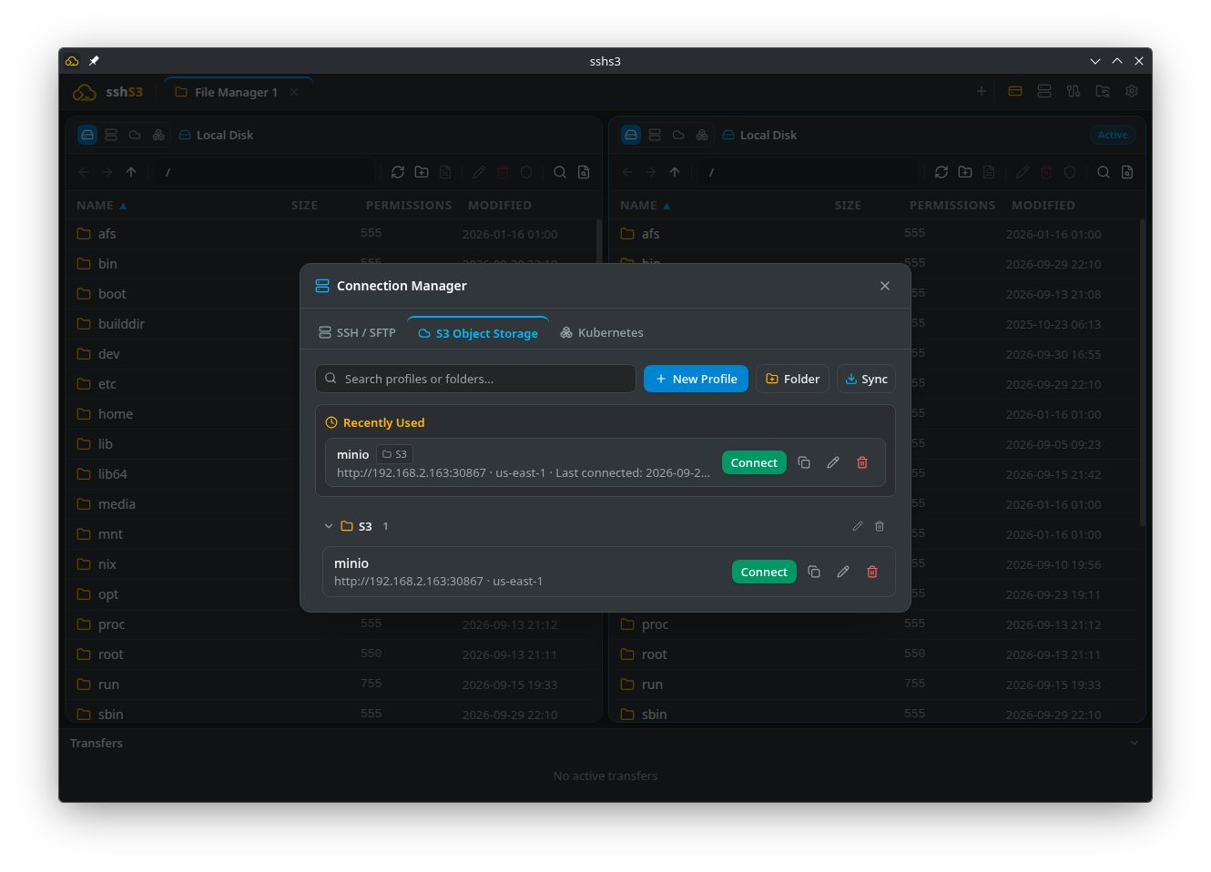 Dual-Pane File Manager